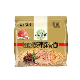 五谷道场 金系列酸辣豚骨面五连包118g*5